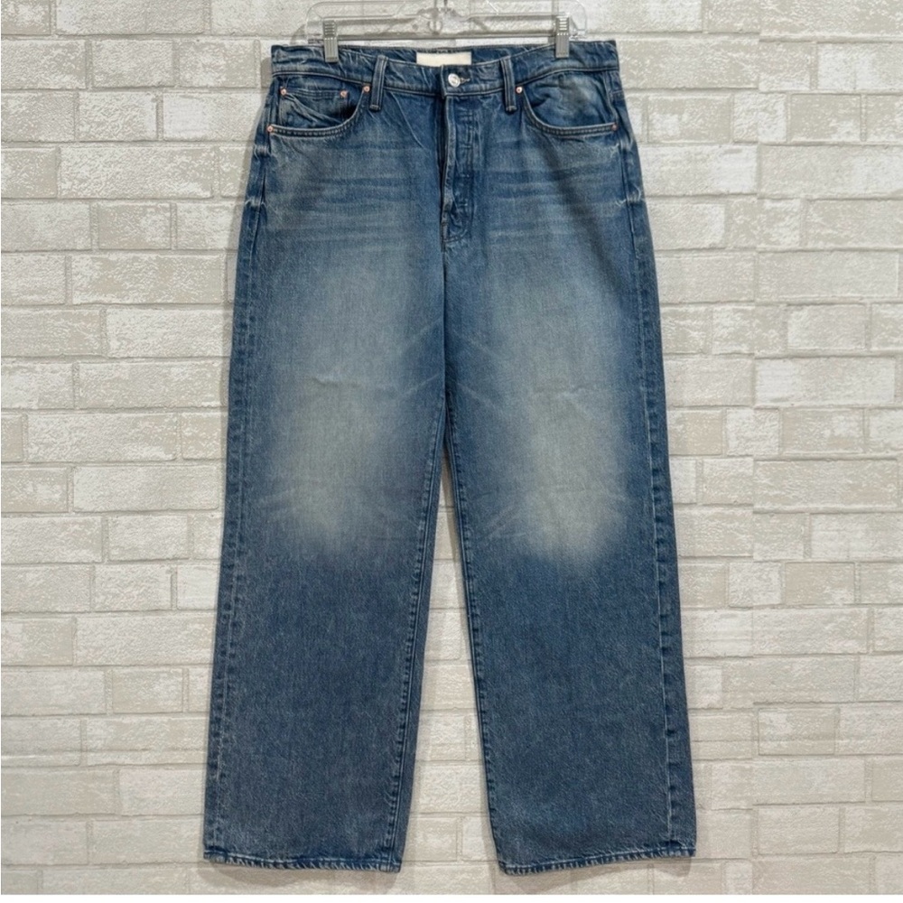 MOTHER The Dodger Button Sneak Jeans in Wipeout - Size - 30